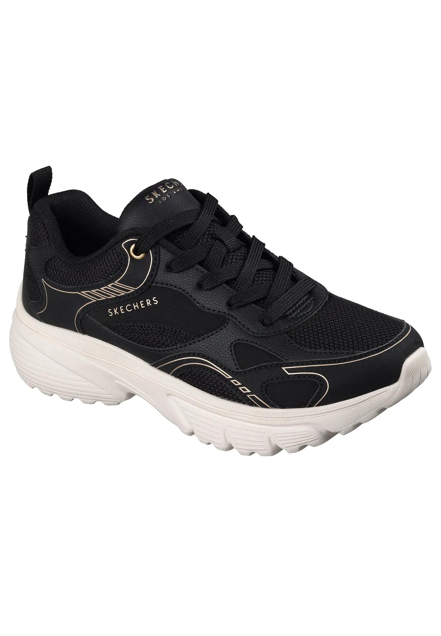 Skechers Damen E Clypse Lite Lunar Walks Sneaker Black 2/3