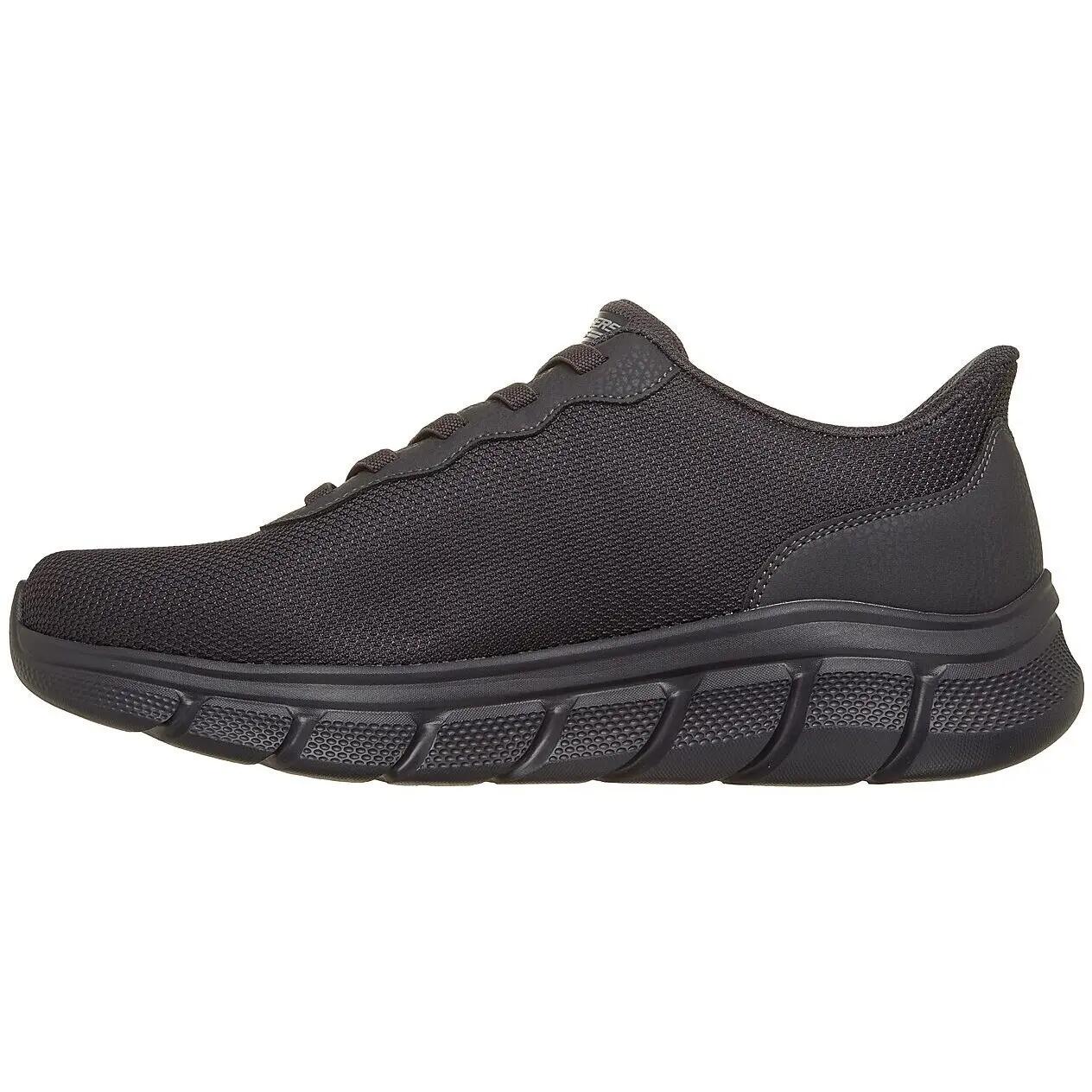 Turnschuhe Skechers Bobs B Flex - Glacial Edge, Schwarz, Herren 5/5