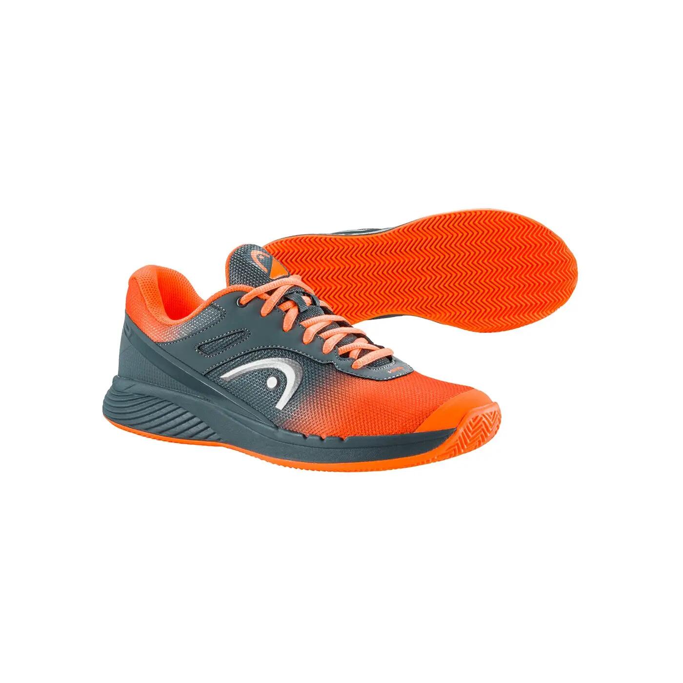 HEAD Sprint Evo 2.0 Clay Men Gr. 45 dark grey-neon orange DGOR 3/5