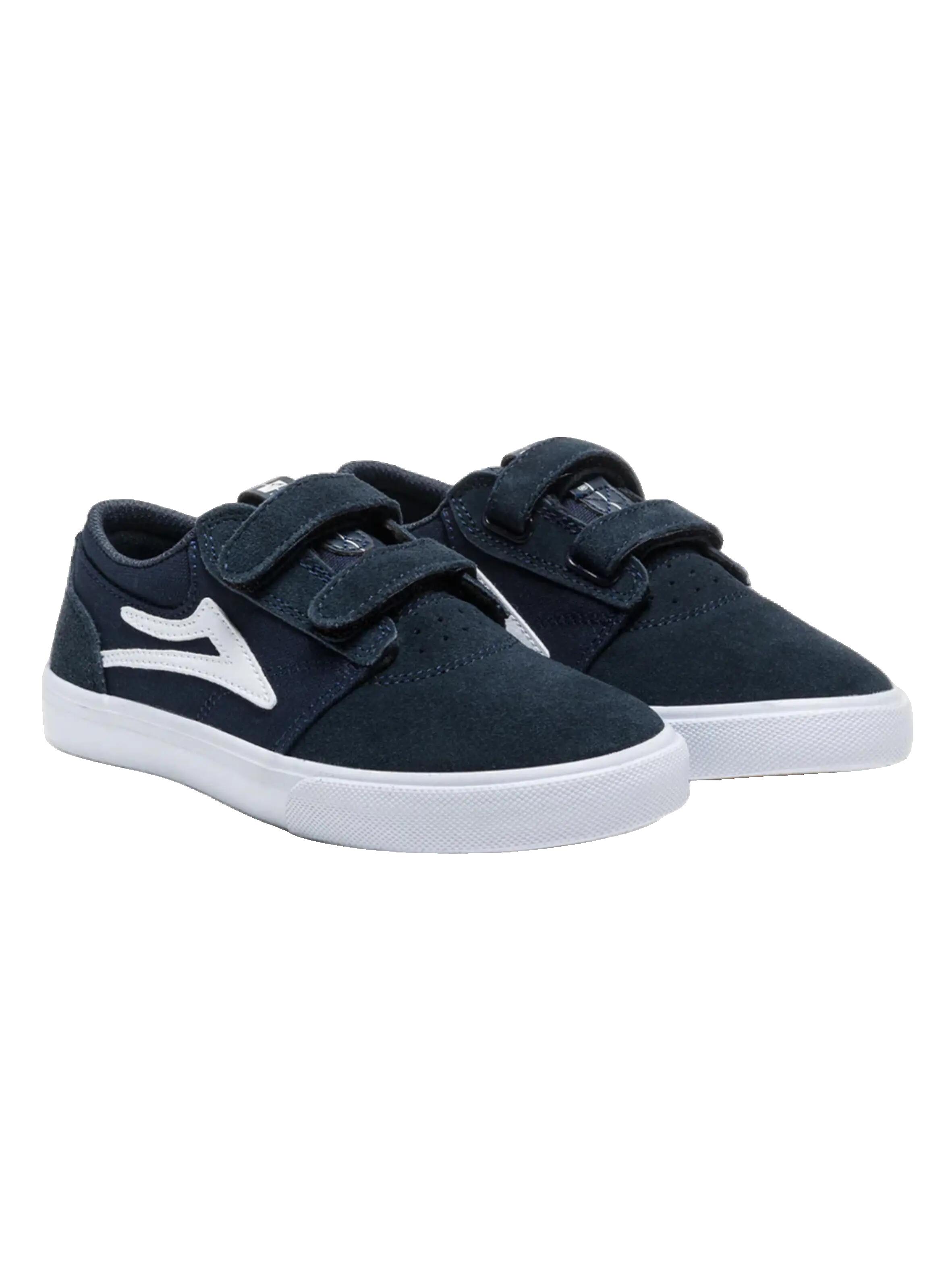 Zapatillas - Monopatín - Niño - Suede, Diseño liso - Griffin - Azul marino 2/3