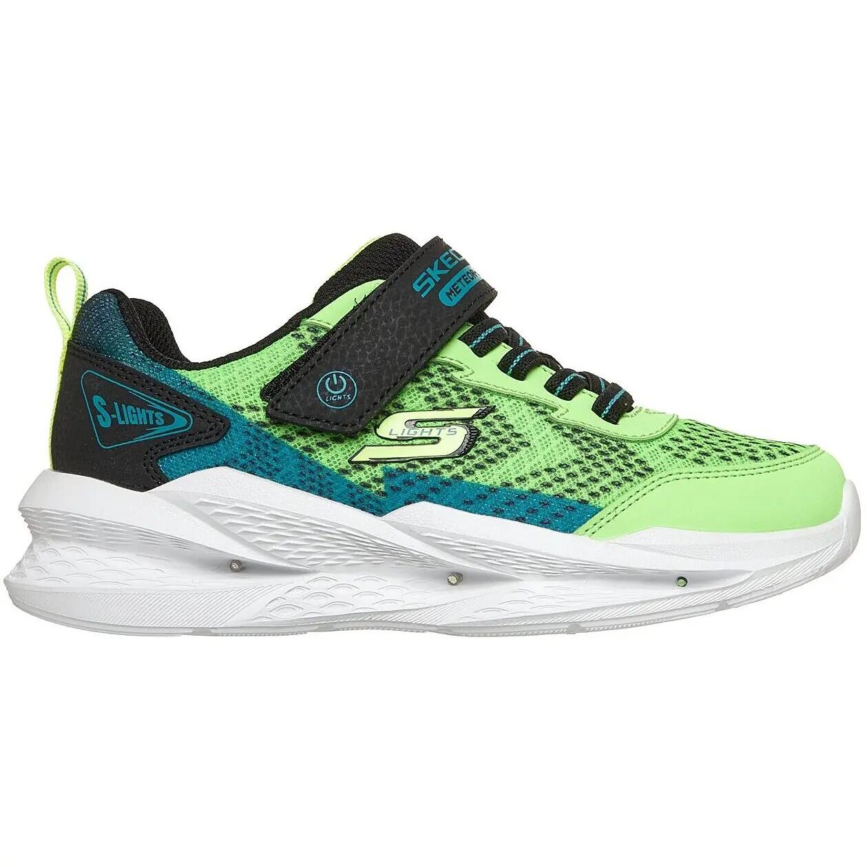 Baskets Skechers Meteor-lights 2.0, Vert, Enfants 3/5