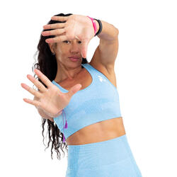 Reflex-fitnessbeha voor dames, blauw