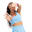 Soutien-gorge de fitness Reflex pour femmes, bleu