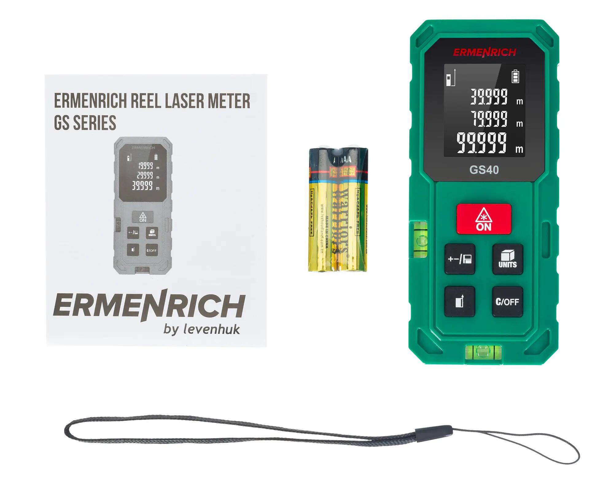 Misuratore laser Ermenrich Reel PLUS GS40 2/5