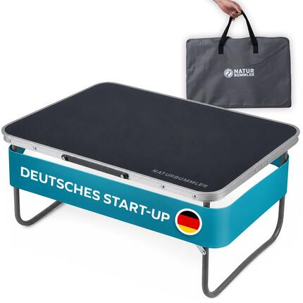 Camping Klapptisch klein niedrig 60 x 40 cm ultraleicht Mini Litec+