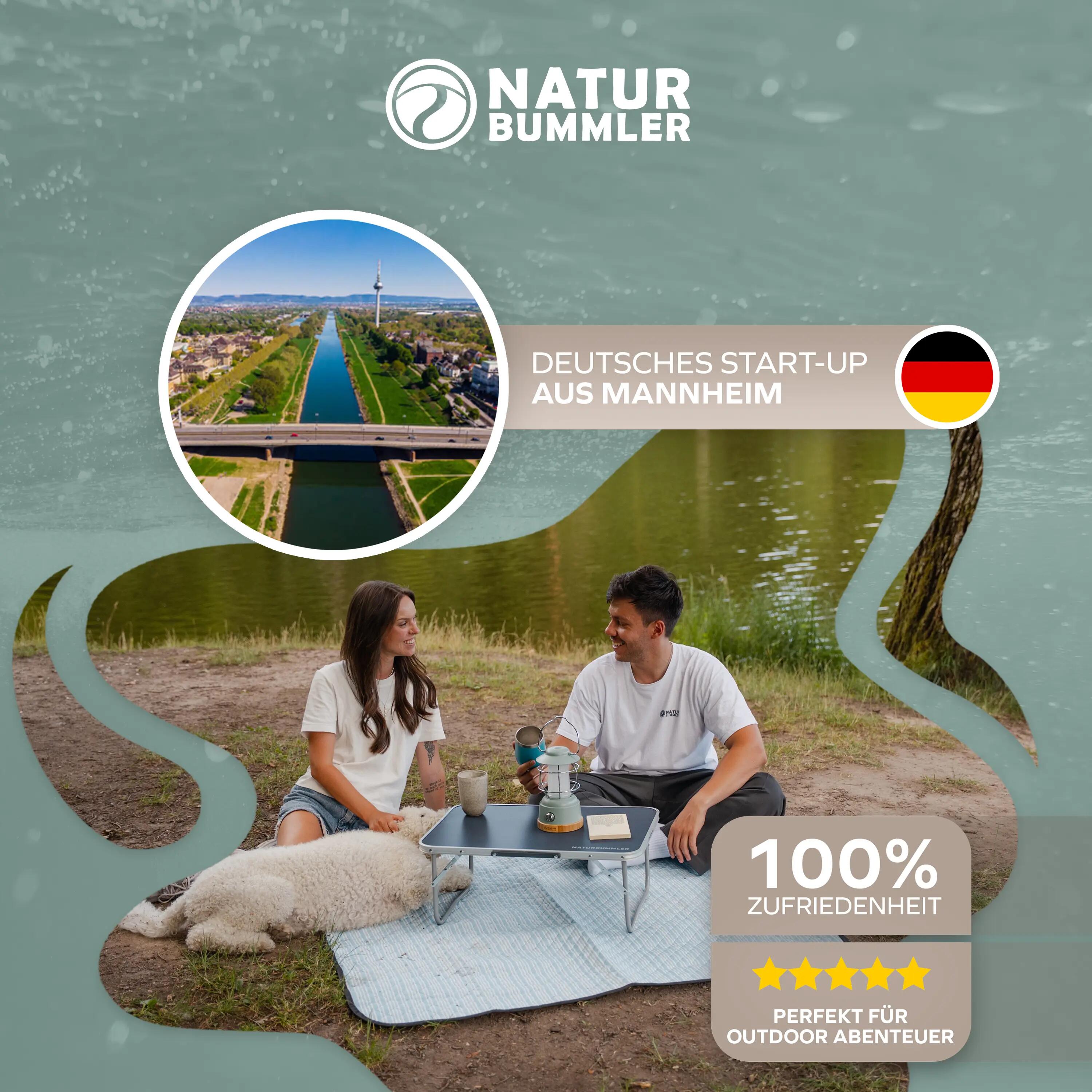Camping Klapptisch klein niedrig 60 x 40 cm ultraleicht Mini Litec+ 6/6