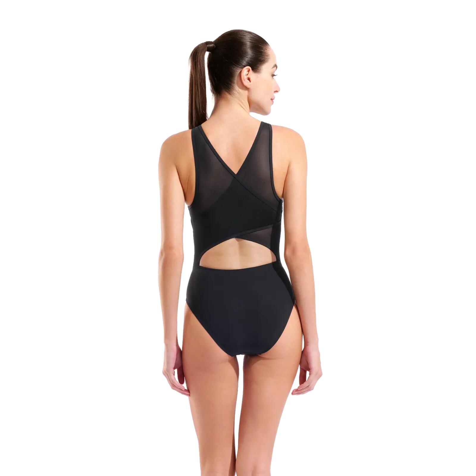 Arena Damen Badeanzug Mesh Swimsuit Cross Back 011718 4/11