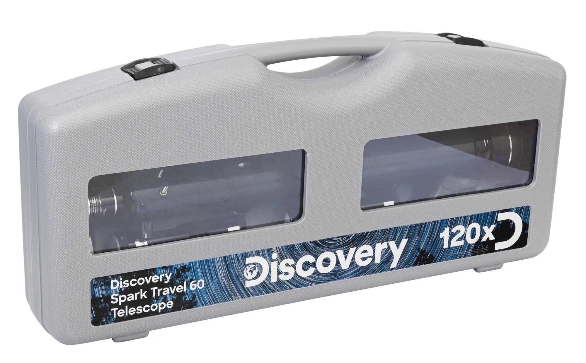 Levenhuk Discovery Spark Travel 60 Telescope with book in English 3/15