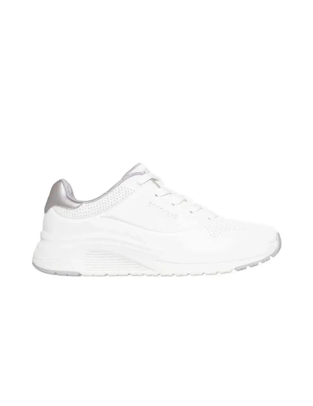 Chaussures pour femmes Skechers Uno lite Blanc. 1/5