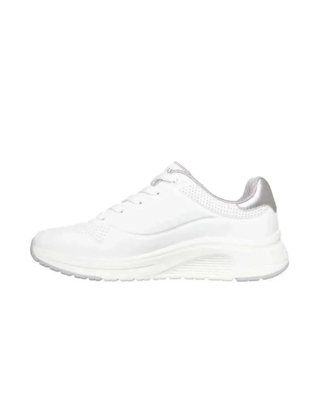 Chaussures pour femmes Skechers Uno lite Blanc. 2/5