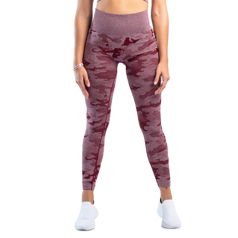 RX Fitness Camouflage-legging voor dames in rood