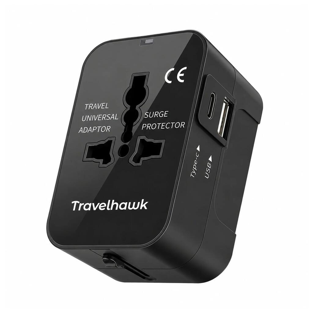 World adapter with USB-C