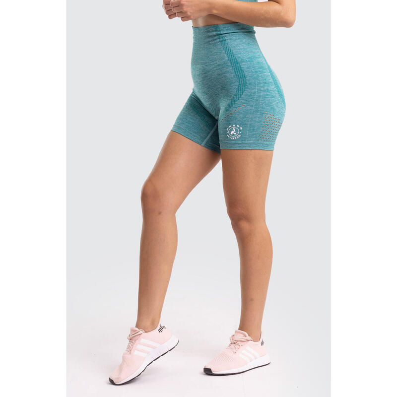 Active Fit Dames Fitness Shorts Groen