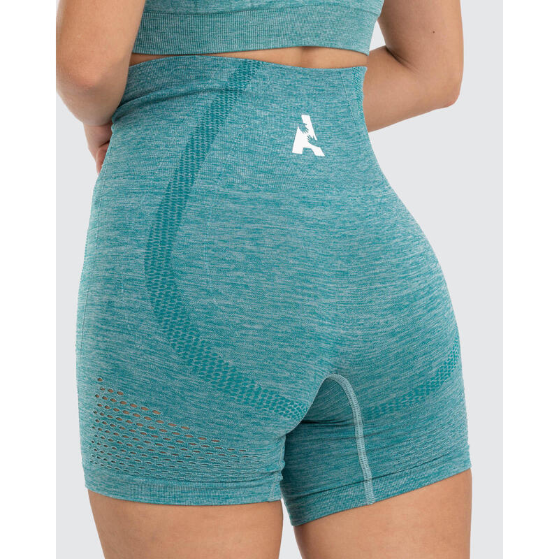 Active Fit Dames Fitness Shorts Groen