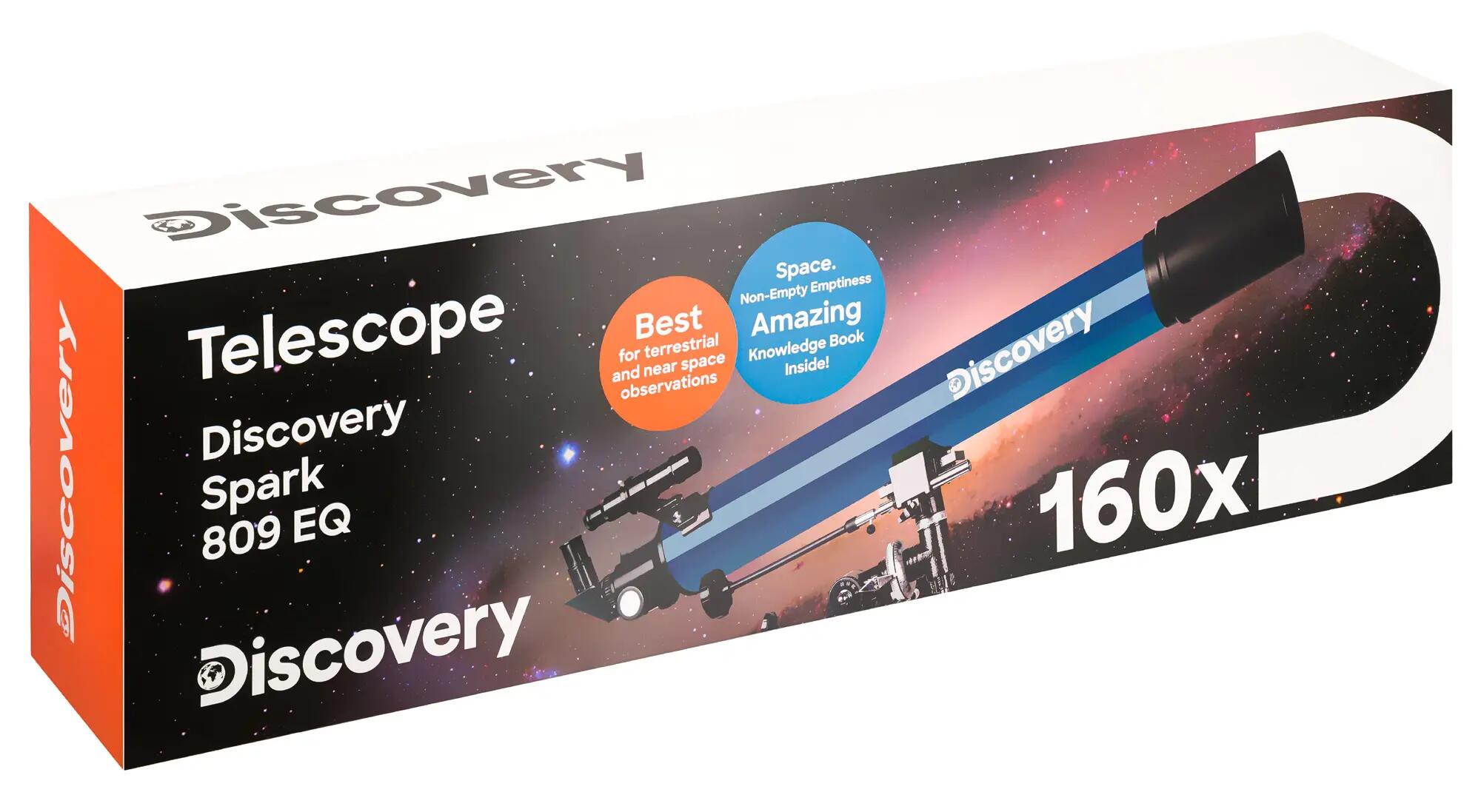 Teleszkóp Levenhuk Discovery Spark 809 EQ és könyv magyar nyelven 15/15