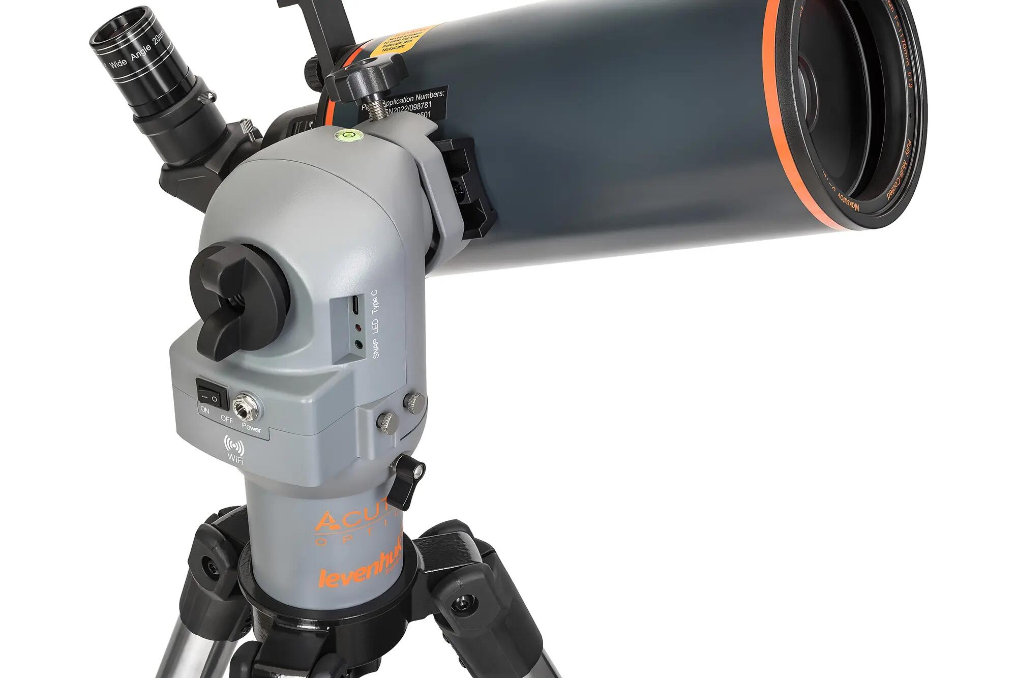 Phototélescope Wi-Fi Levenhuk Kelvin MAK90 AZ GOTO 8/15