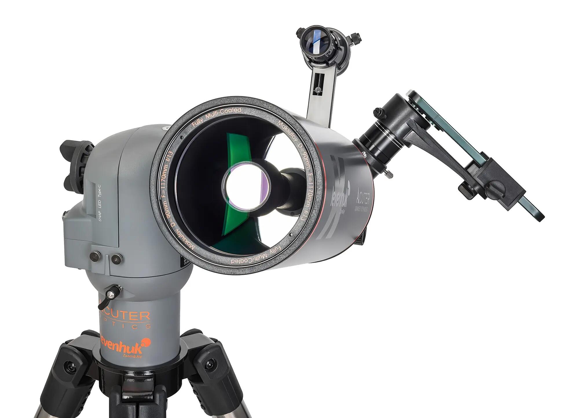 Phototélescope Wi-Fi Levenhuk Kelvin MAK90 AZ GOTO 7/15