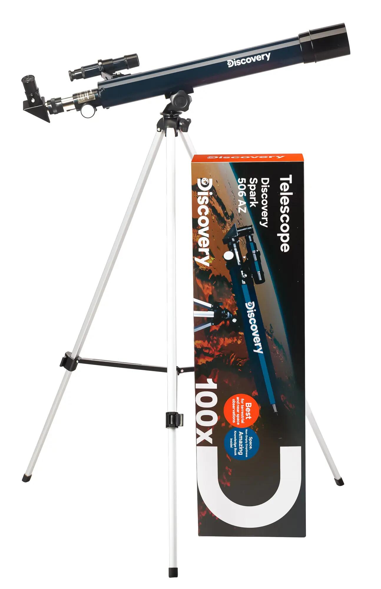 Telescopio Levenhuk Discovery Spark 506 AZ con libro in italiano 2/13