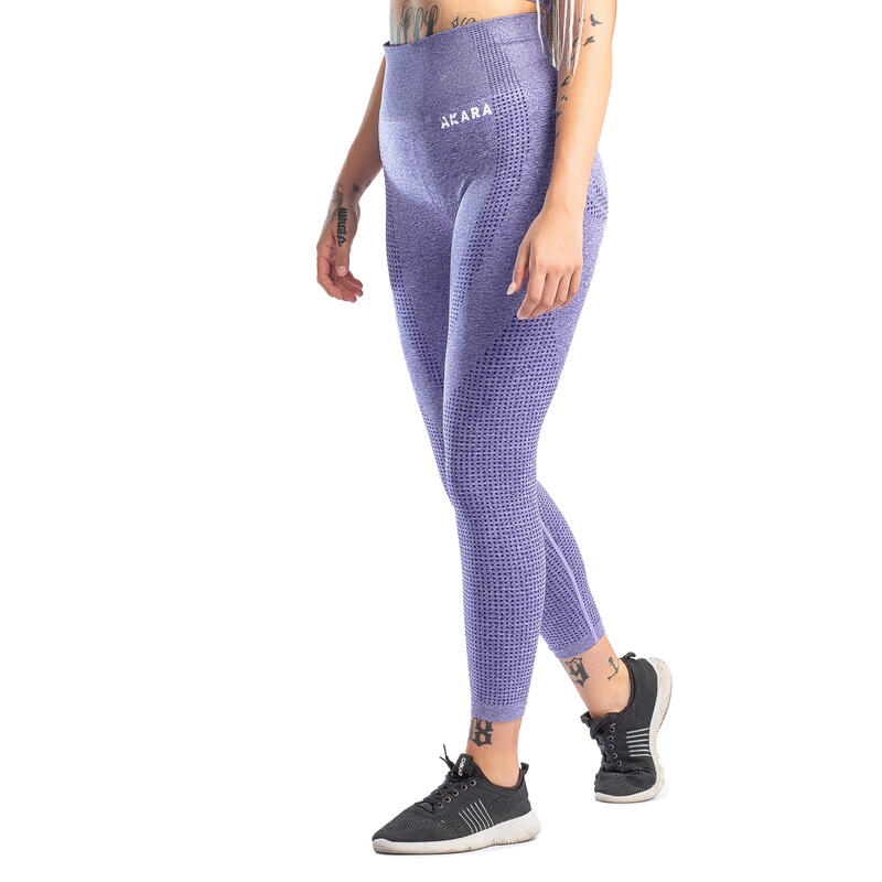 Dames Reflex Naadloze Fitnesslegging Paars