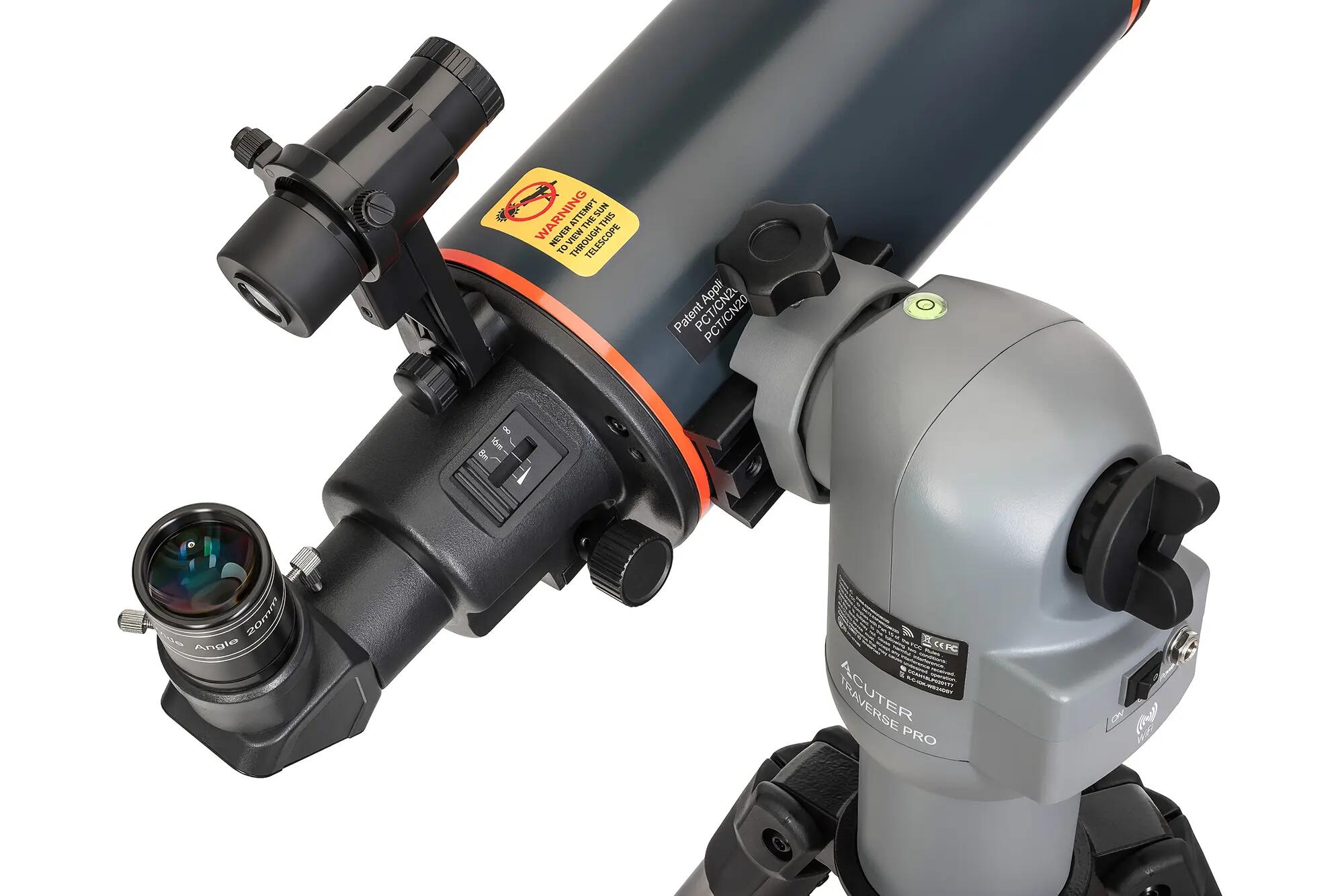 Phototélescope Wi-Fi Levenhuk Kelvin MAK90 AZ GOTO 10/15
