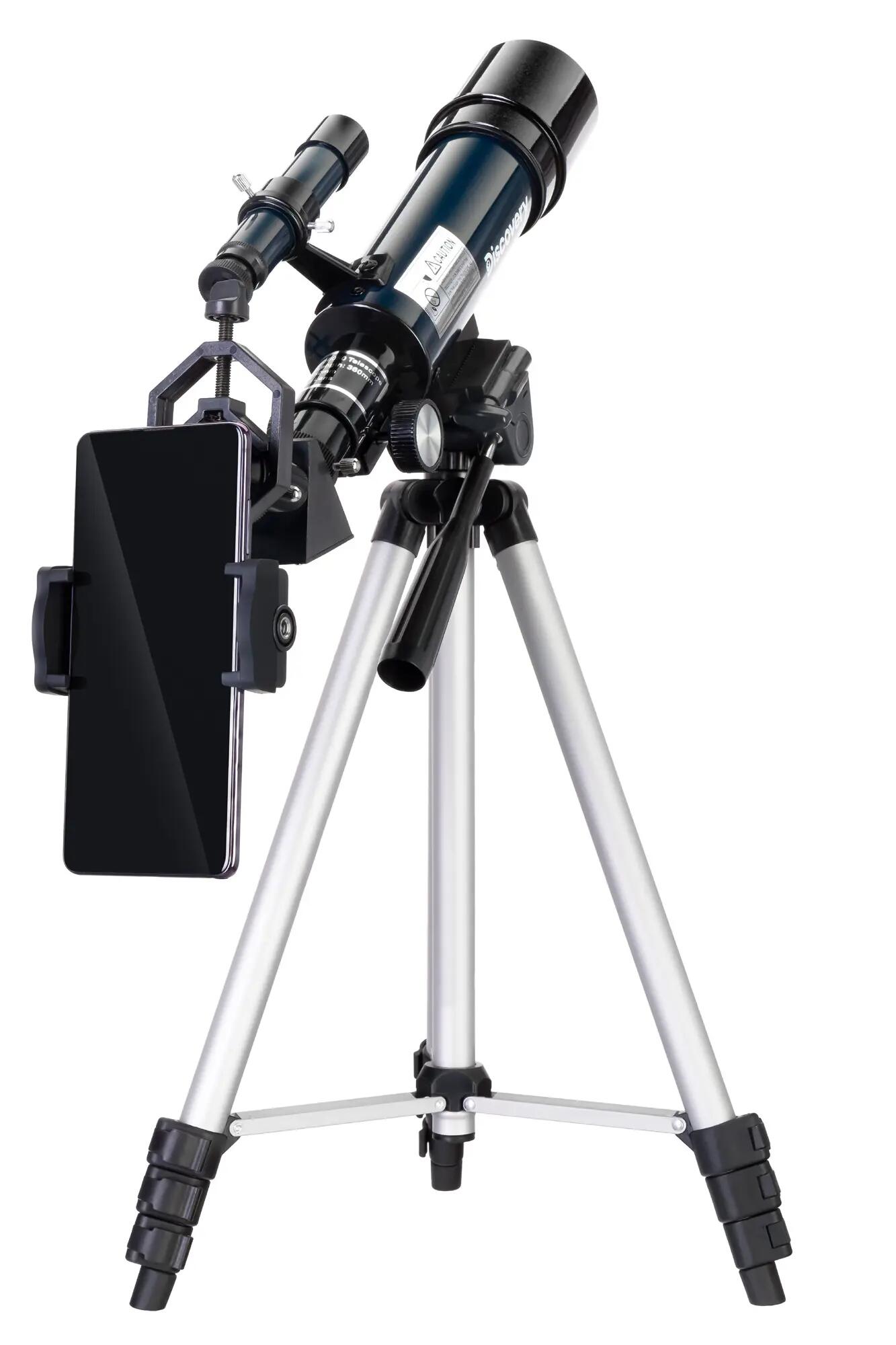 Telescopio Levenhuk Discovery Sky Trip ST50 con libro in inglese 9/15