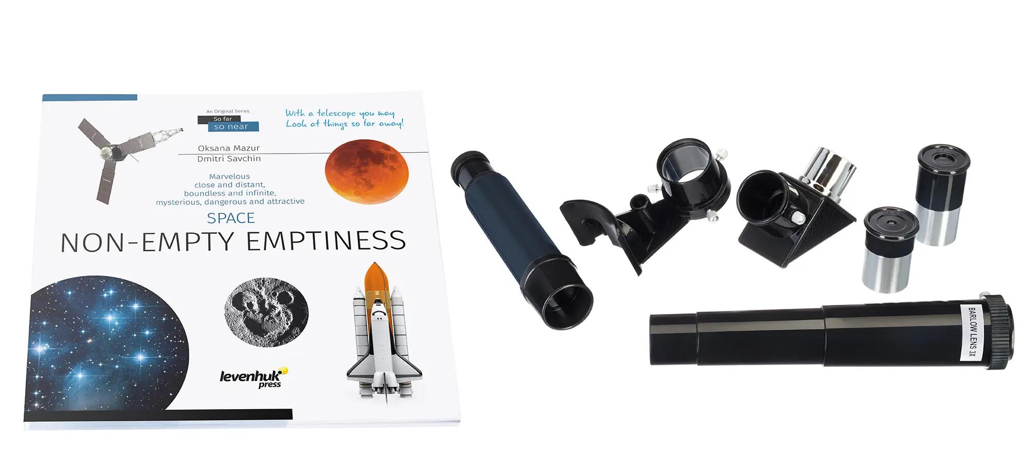 Levenhuk Discovery Spark 506 AZ Telescope with book in English 3/13