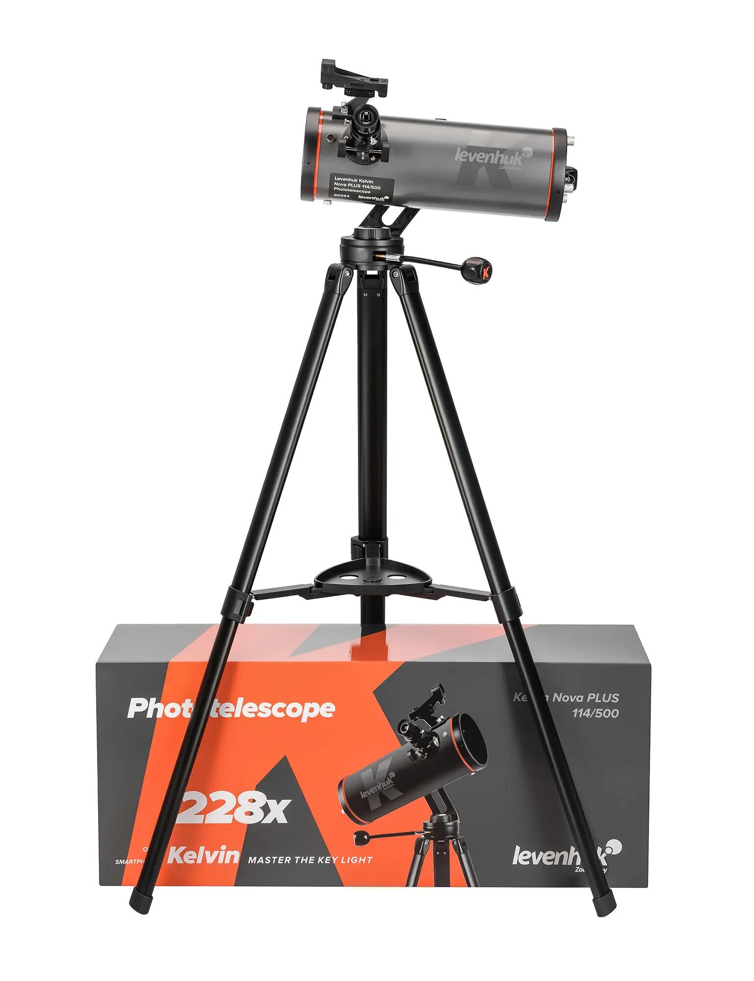 Fototelescopio Levenhuk Kelvin Nova PLUS 114/500 2/15