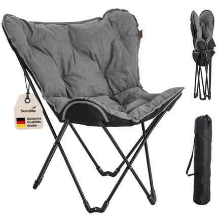 Gebraucht - Faltsessel Tolga - XL Campingstuhl mit Polsterung - Tragetasche