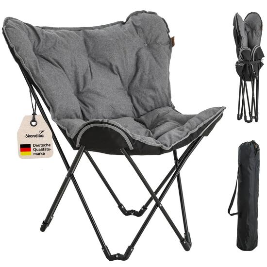 Gebraucht - Faltsessel Tolga - XL Campingstuhl mit Polsterung - Tragetasche