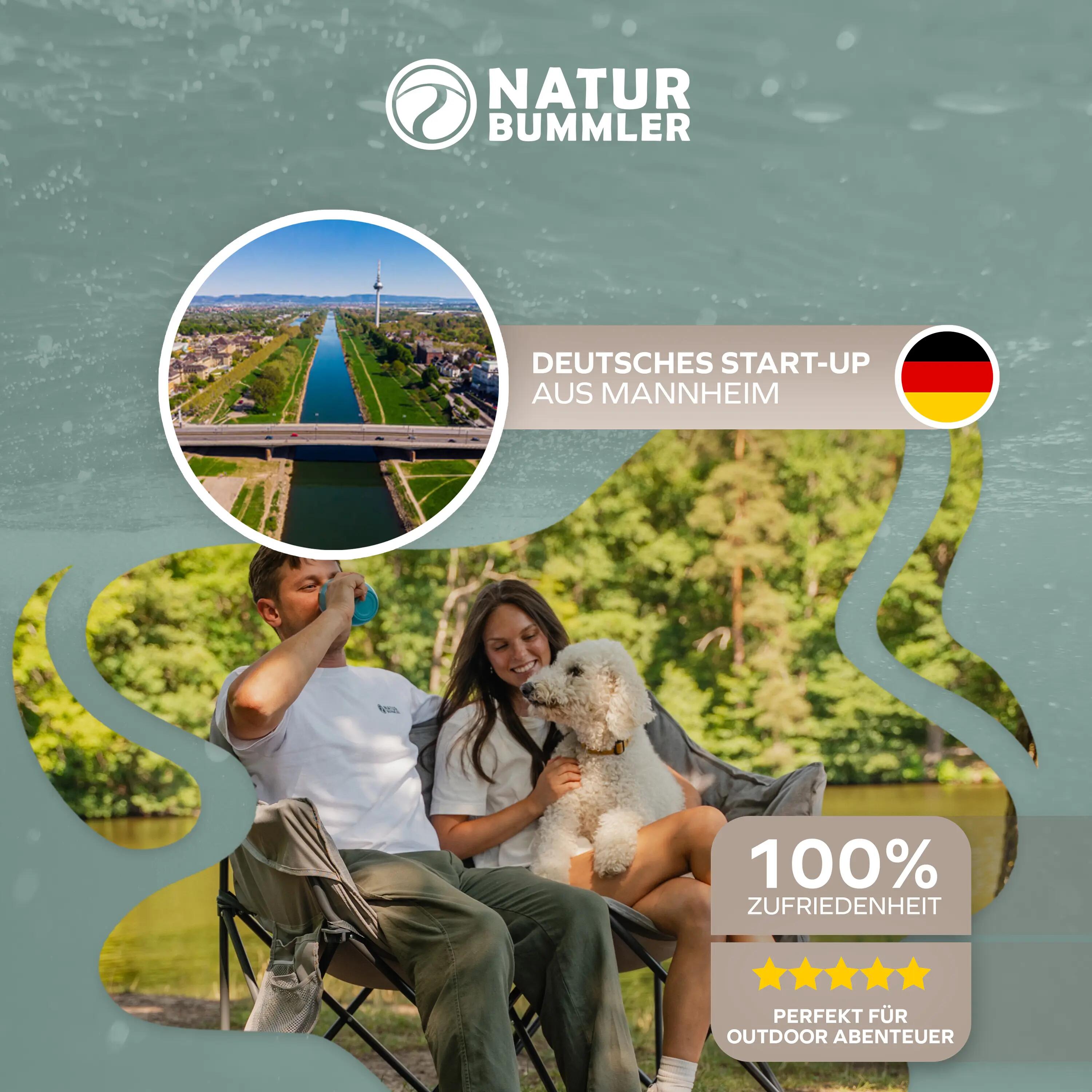 Erwachsene Camping Sofa 2 Personen faltbar gepolstert bis 300 kg DualComfort+ 5/5