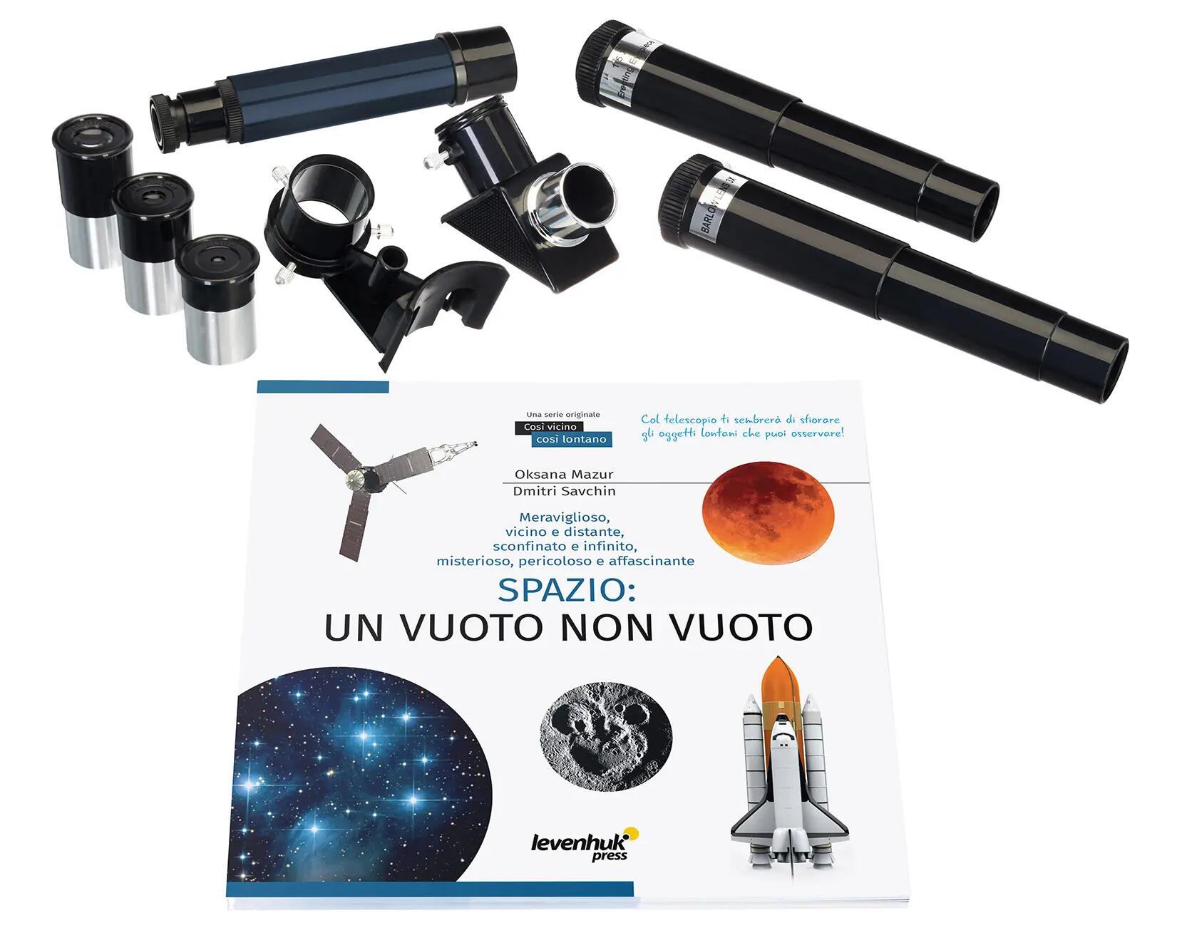 Telescopio Levenhuk Discovery Spark 607 AZ con libro in italiano 3/14