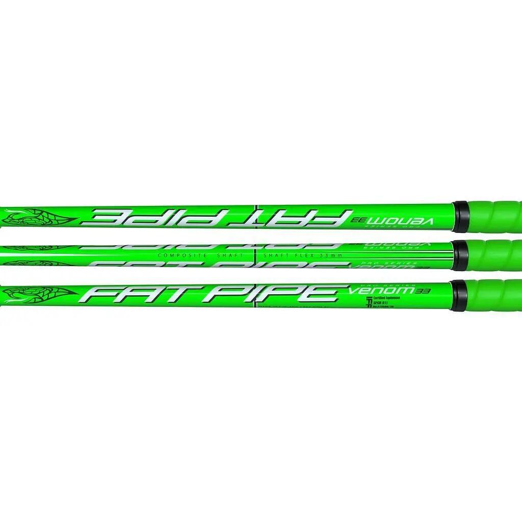 Children - Floorball - Stick - Soft 33 mm Shaft - Venom 33 - Green 3/5