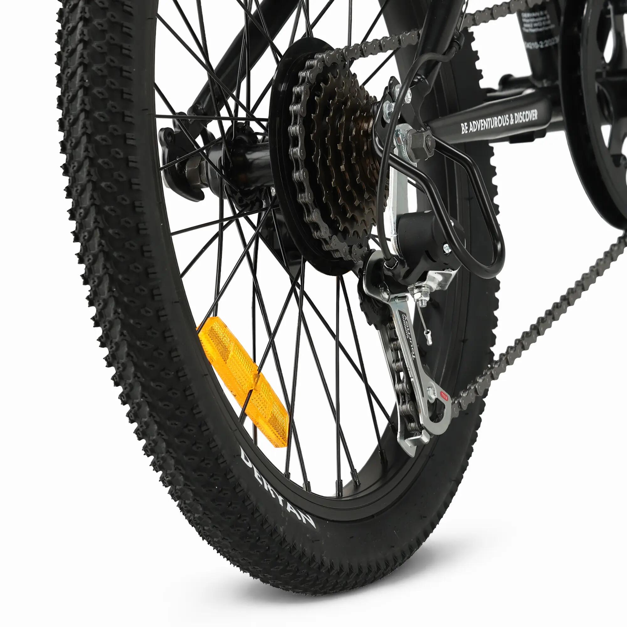 Deryan Mountain Bike Bambini 20 Pollici - Regolabile - Nero 9/11