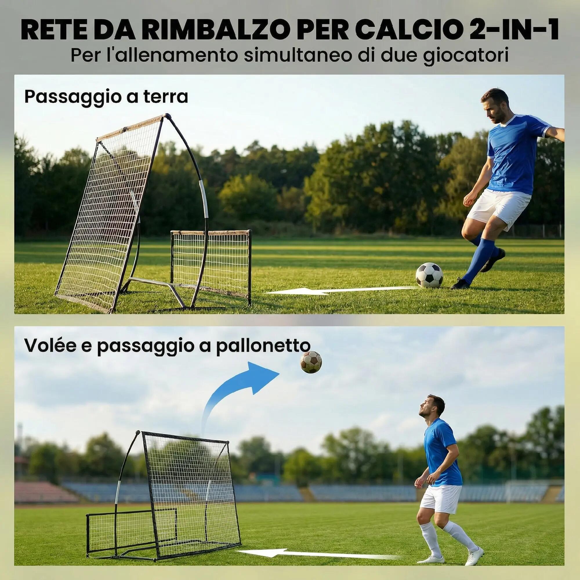 Rebondisseur - football - double face pliable - noir 6/6