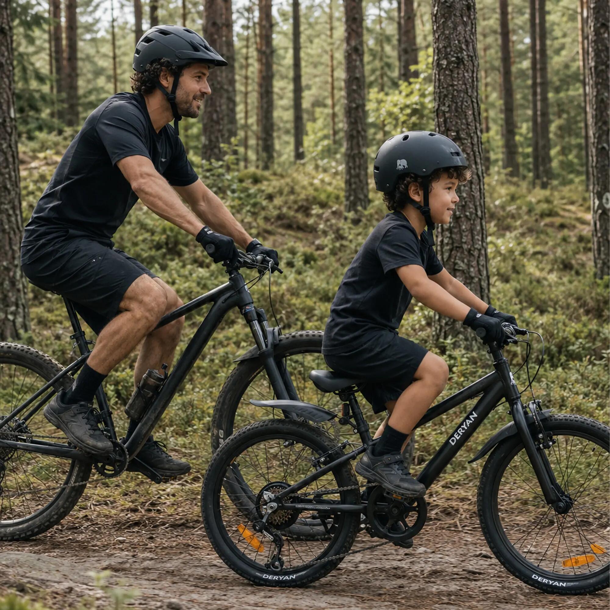 Deryan Mountain Bike Bambini 20 Pollici - Regolabile - Nero 10/11