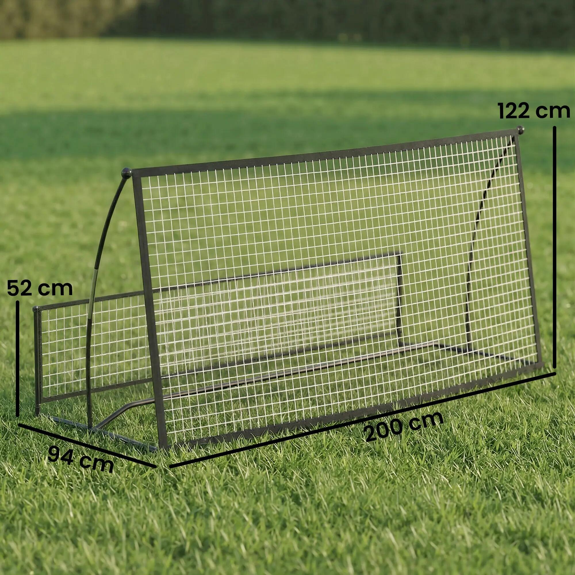 Rebondisseur - football - double face pliable - noir 5/6