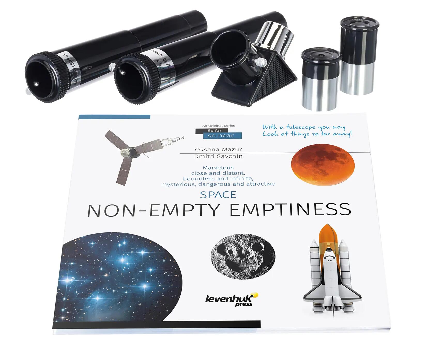 Telescopio Levenhuk Discovery Spark 703 AZ con libro in inglese 3/11