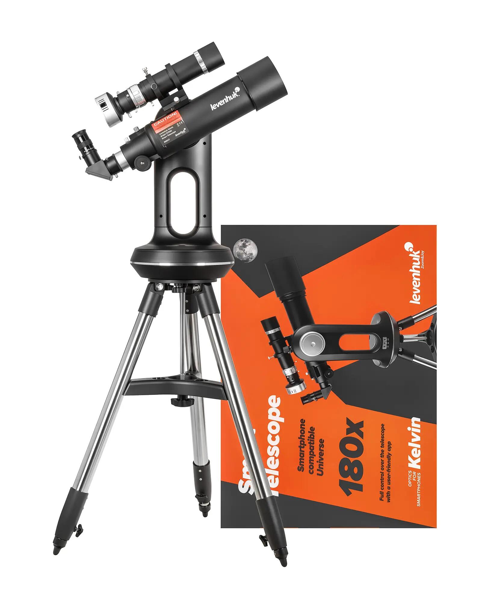 Télescope intelligent Levenhuk Kelvin Bright STR90 2/15