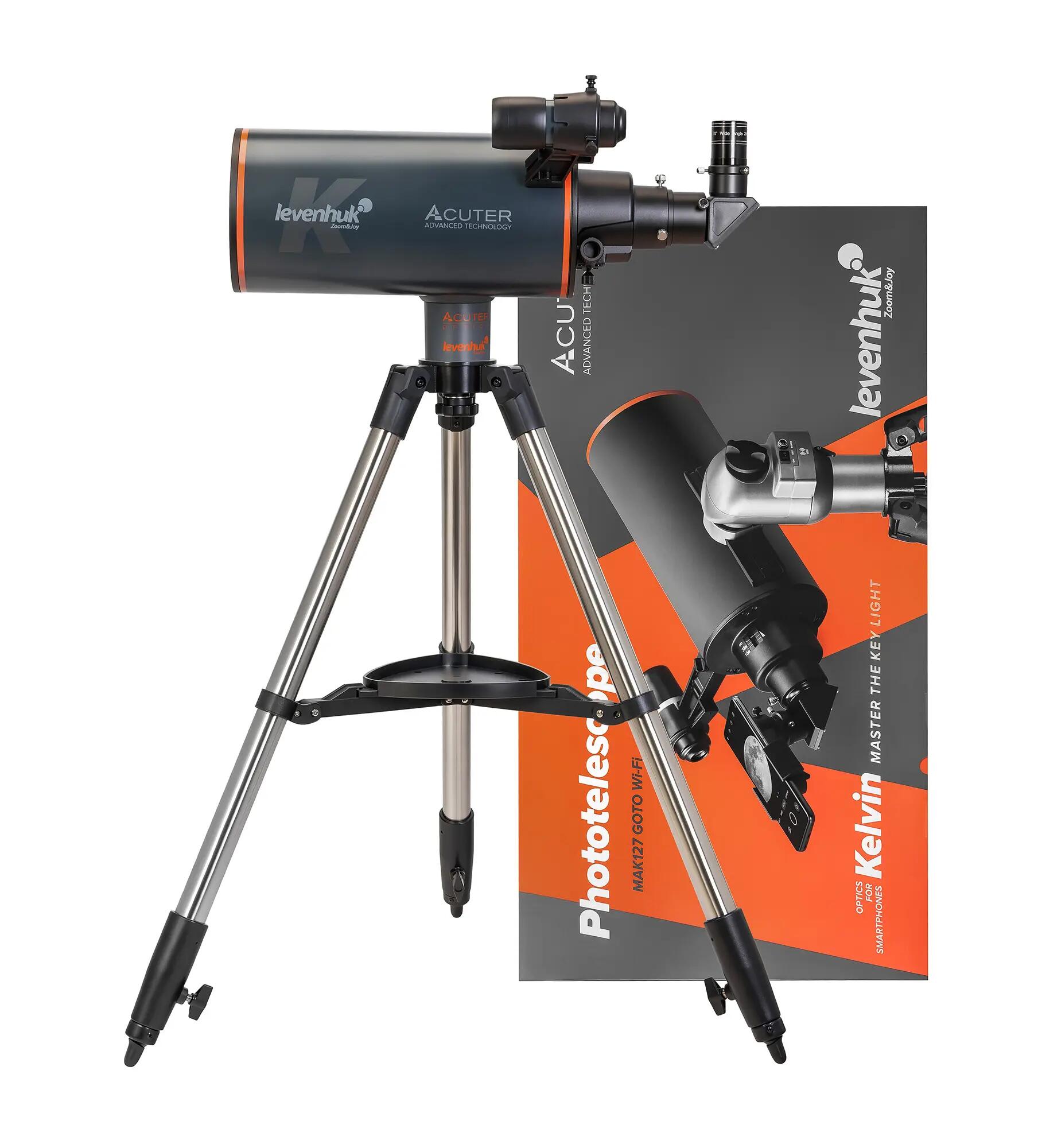Levenhuk Kelvin MAK127 AZ GOTO Wi-Fi Fototeleskop 2/15
