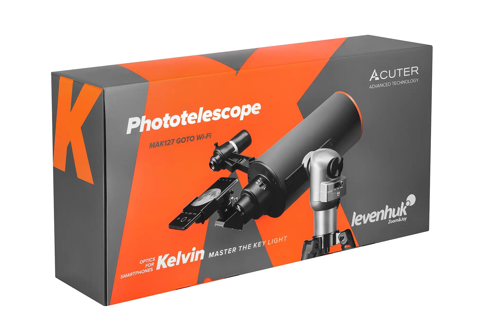 Levenhuk Kelvin MAK127 AZ GOTO Wi-Fi Fototeleskop 15/15