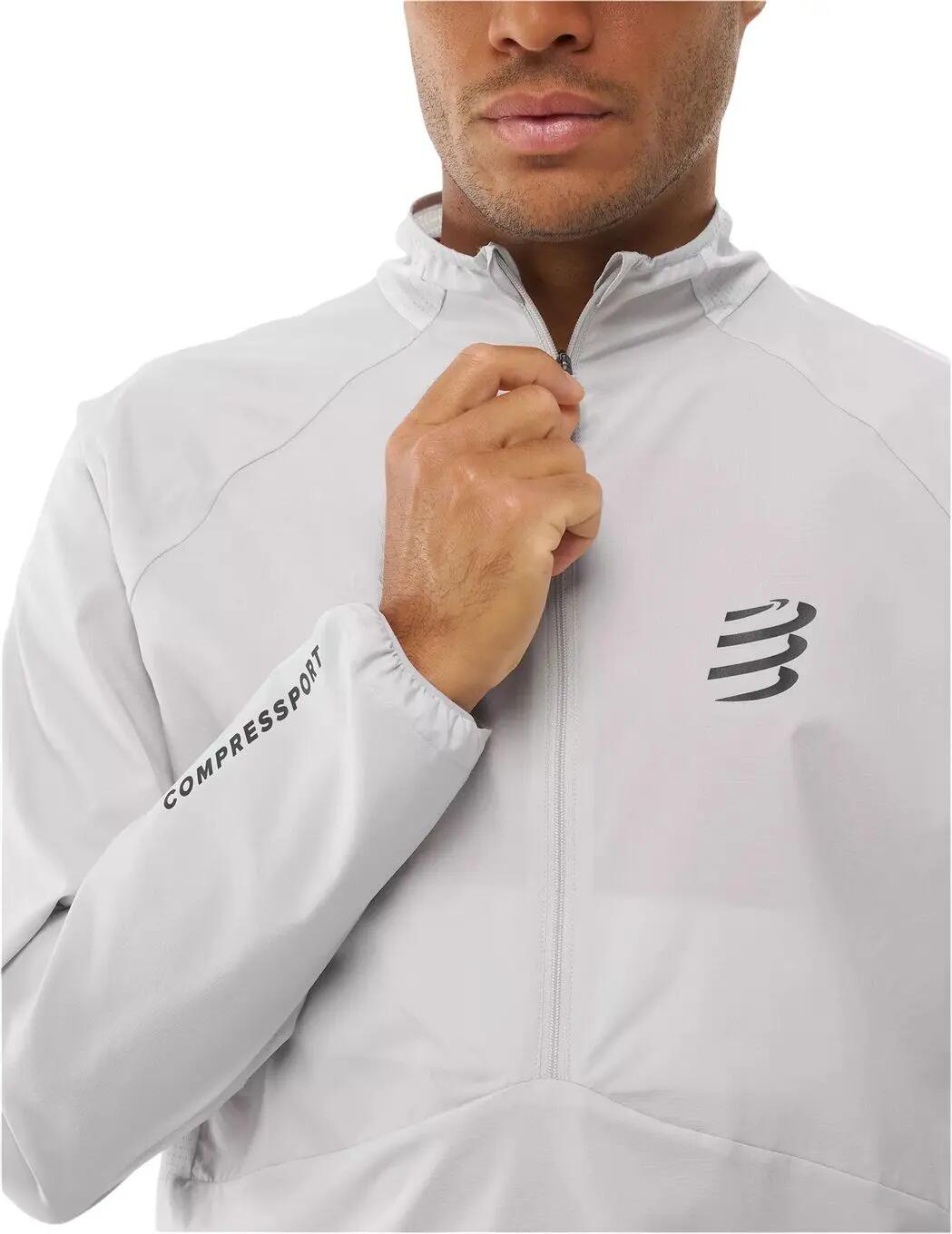 Compressport Aura windjack voor heren, grijs 3/4