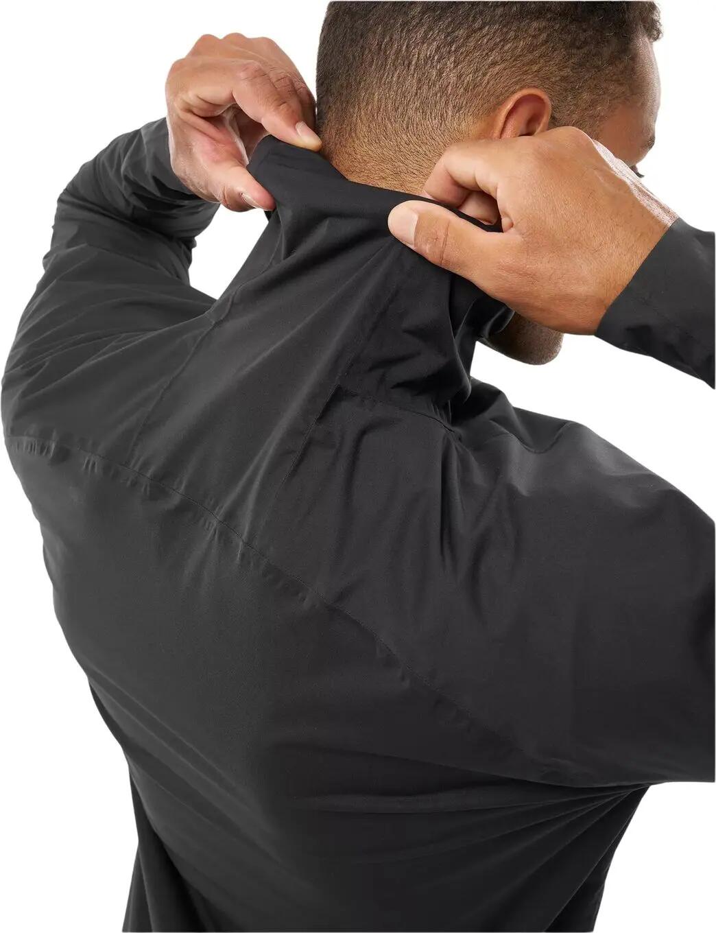 Compressport Tempest Wasserdichte Jacke für Herren, Schwarz 5/5