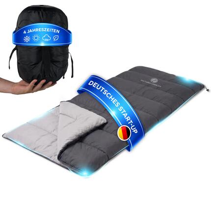 Erwachsene Camping Deckenschlafsack 4 Jahreszeiten koppelbar SleepProtec