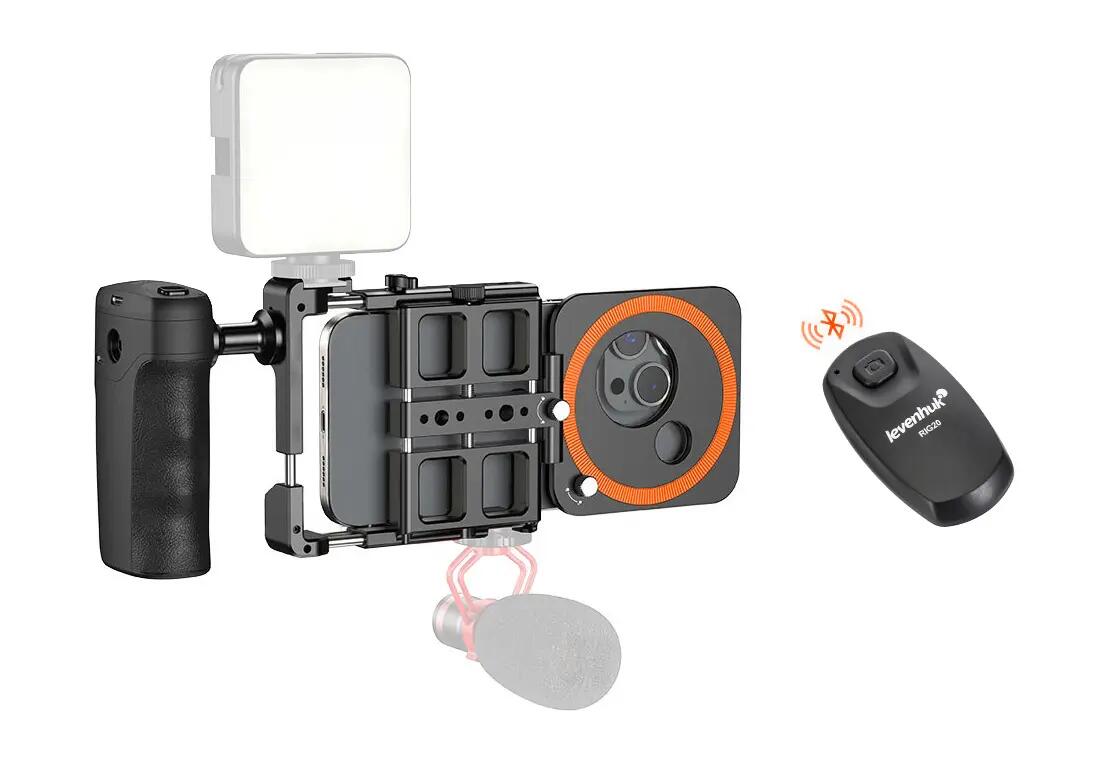 Cage photographique pour smartphone Levenhuk Kelvin RIG20 - Noir 3/15