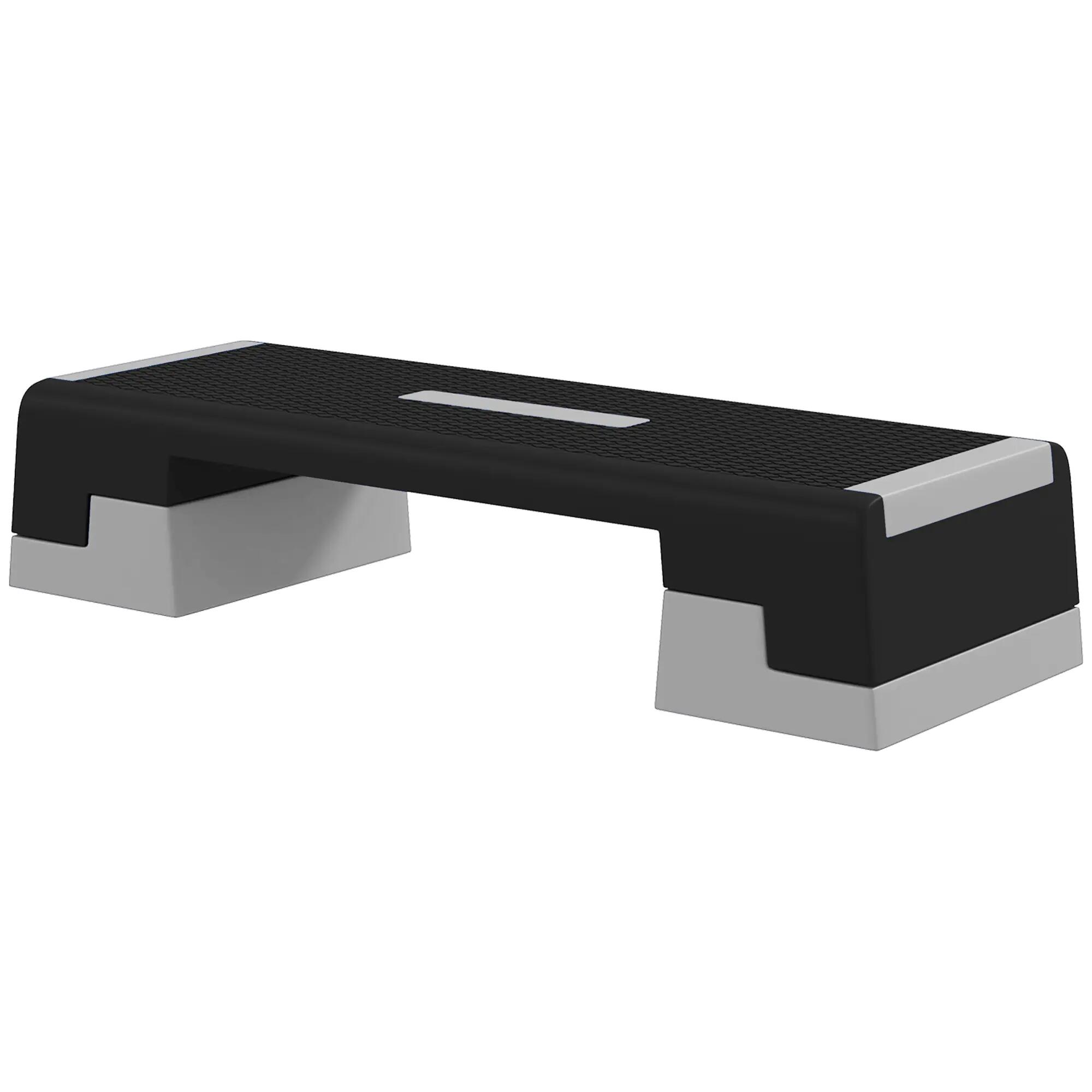 Stepper à hauteur réglable avec marches amovibles et base antidérapante, en ABS, 2/9
