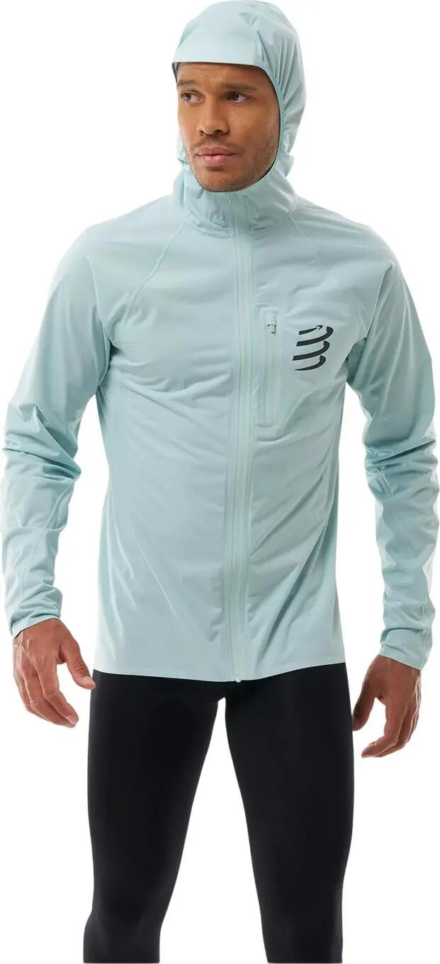 Compressport Tempest Wasserdichte Jacke für Herren, Blau 3/6