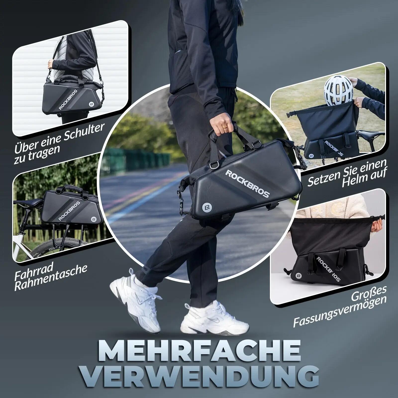 Fahrrad-Gepäcktasche Hartschale 11,6L 4/7