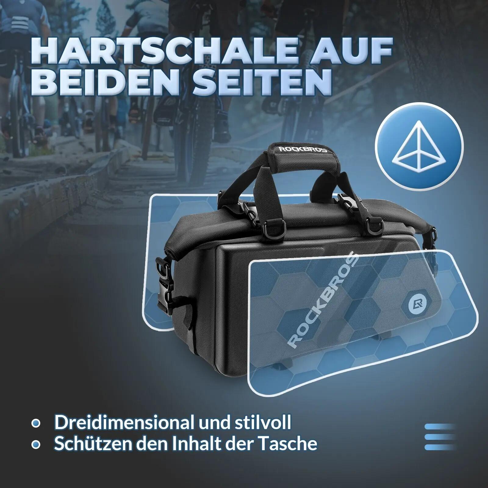 Fahrrad-Gepäcktasche Hartschale 11,6L 2/7