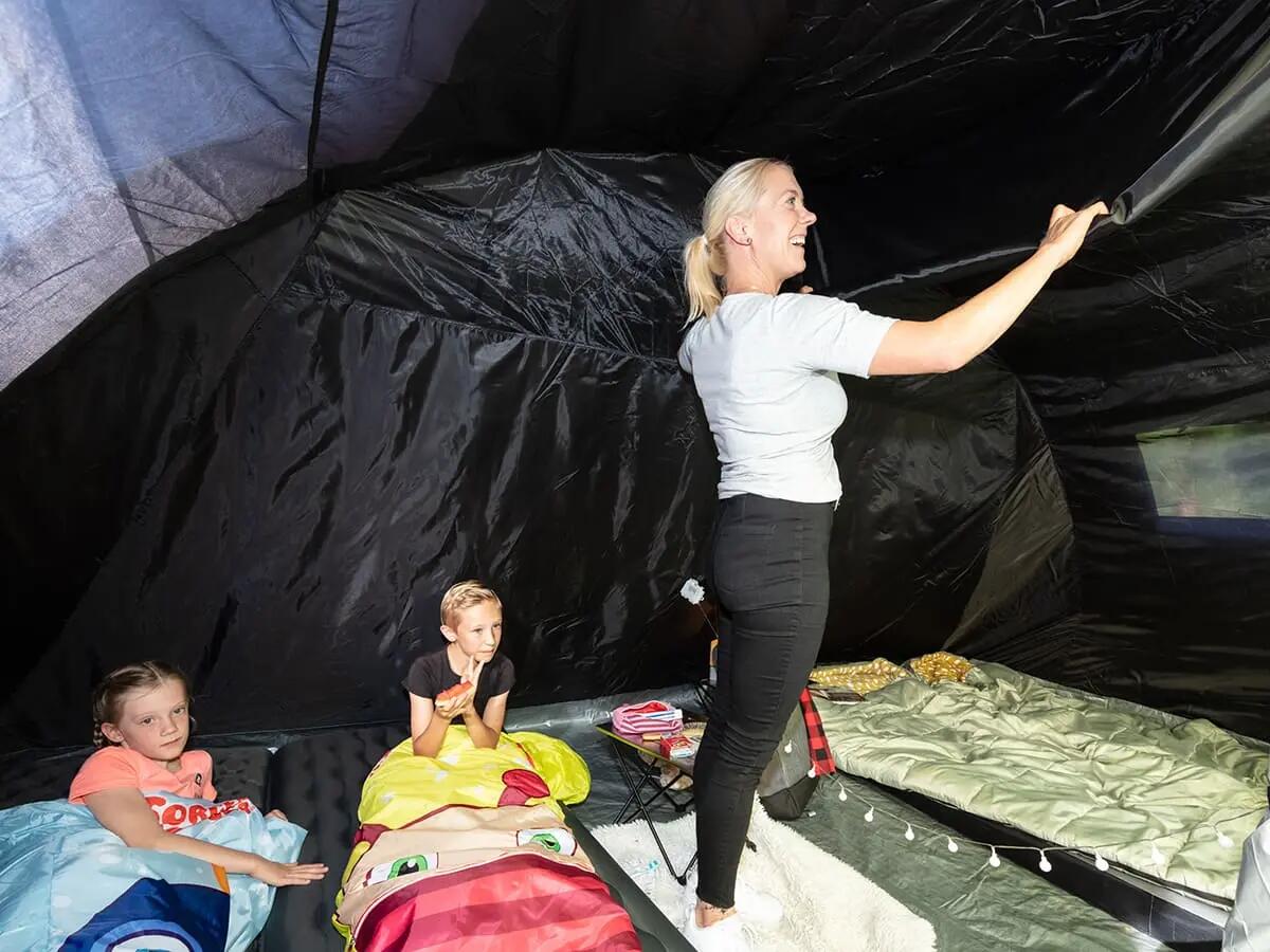 Gebraucht - Tunnelzelt Gotland Sleeper Protect 6 - eingenähtem Zeltboden 10/16