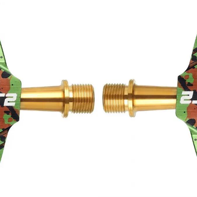 Pair of HT Components T2T Camo Green Pedals